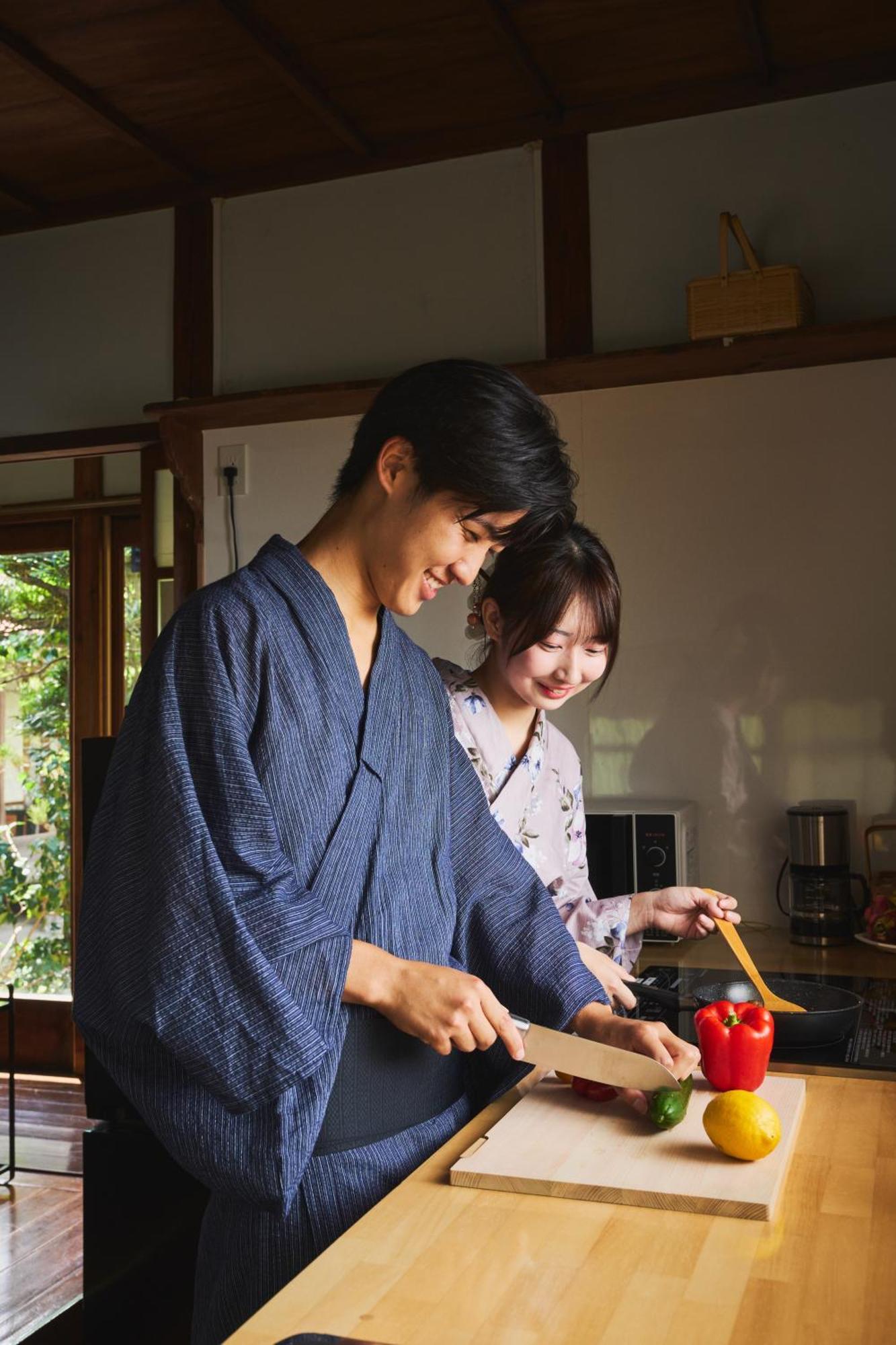 温泉付きの一軒家を借りよう Villa Beppu Luaran gambar