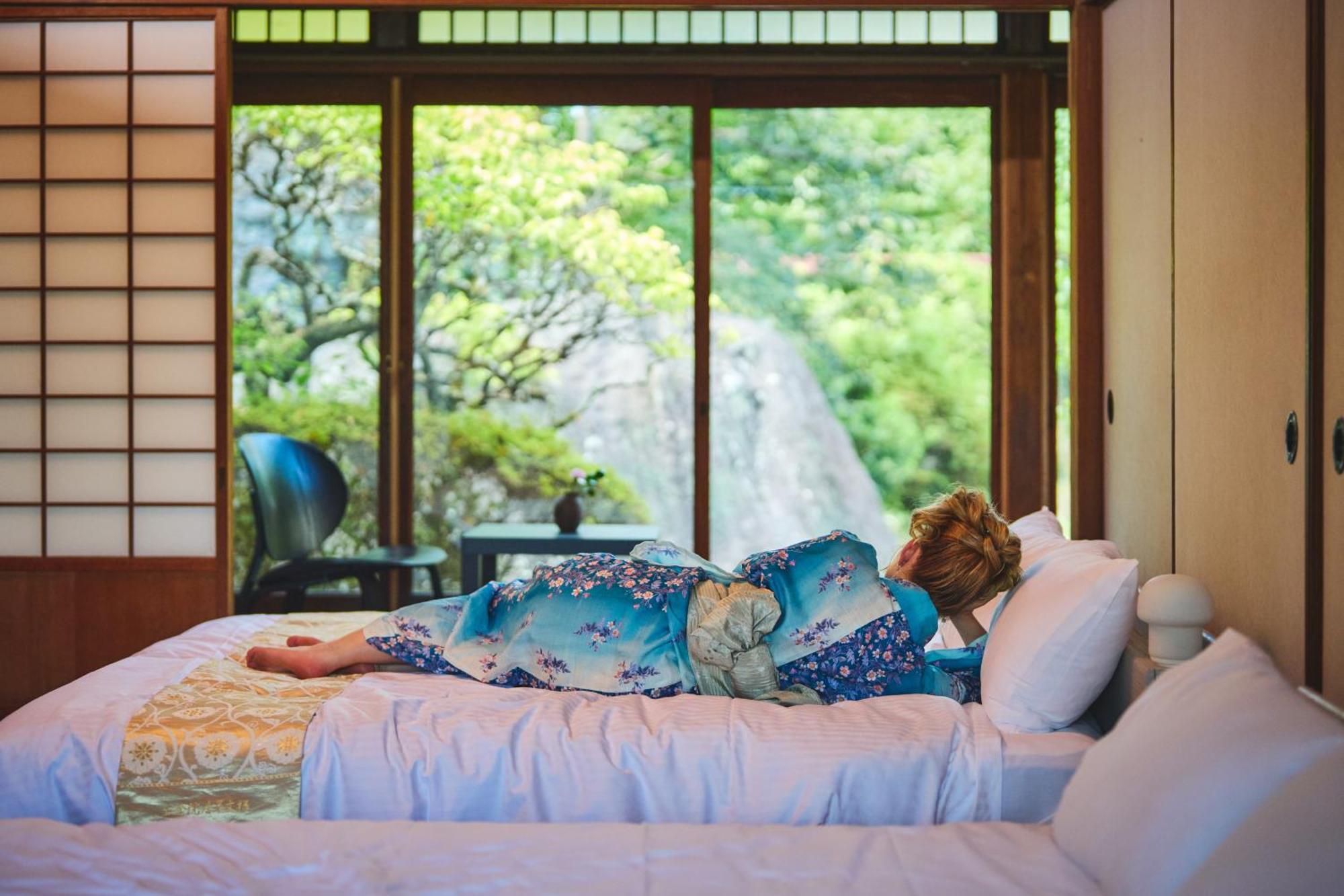 温泉付きの一軒家を借りよう Villa Beppu Luaran gambar